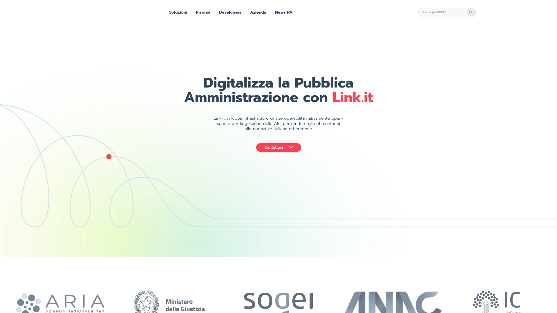 Link.it homepage